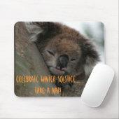 Tapis De Souris Solstice d'hiver Koala (Avec souris)