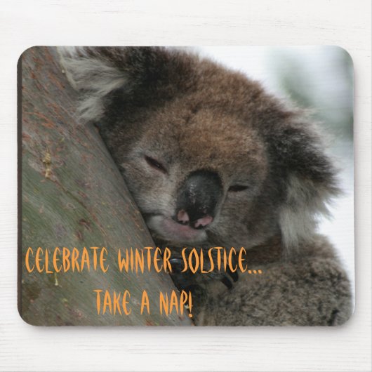Tapis De Souris Solstice d'hiver Koala (Devant)