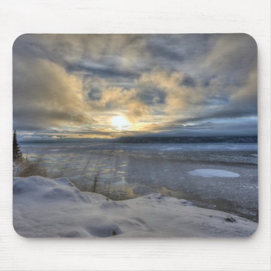 Tapis De Souris Solstice d'hiver Turnagain Arme (Devant)