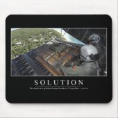 Tapis De Souris Solution : Citation 1 inspirationnelle (Devant)