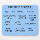 TAPIS DE SOURIS SOLUTIONNEUR DE PROBLÈMES (Devant)