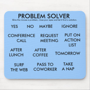 TAPIS DE SOURIS SOLUTIONNEUR DE PROBLÈMES