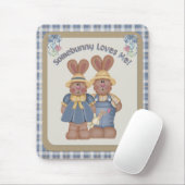 Tapis De Souris Somebunny M'Aime - Mousepad (Avec souris)