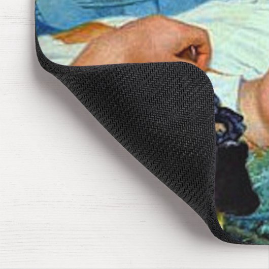 Tapis De Souris Sommeil dans les Irises (Coin)