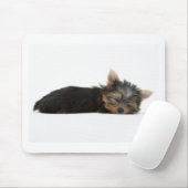 Tapis De Souris Sommeil de chiot de Yorkie (Avec souris)