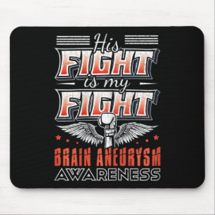 Tapis De Souris Son Combat Est Mon Cerveau Combattre Aneurysme Sen