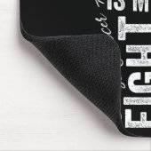 Tapis De Souris Son combat est mon combat Boxi de sensibilisation  (Coin)