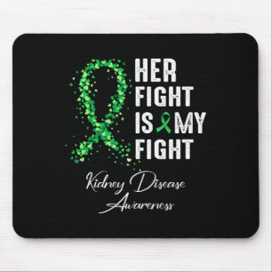 Tapis De Souris Son Combat Est Mon Combat Conscience Des Maladies