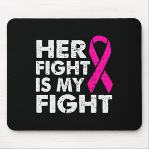 Tapis De Souris Son combat est Mon combat Conscience du cancer du 