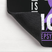 Tapis De Souris Son combat est Mon combat Epilepsie Conscience Moi (Coin)