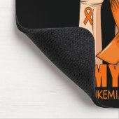 Tapis De Souris Son combat est mon combat Leucémie Sensibilisation (Coin)