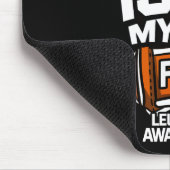 Tapis De Souris Son Combat Est Mon Combat Leucémie Sensibilisation (Coin)