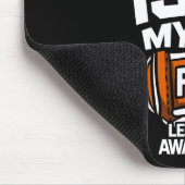 Tapis De Souris Son combat est mon combat Leucémie Sensibilisation (Coin)