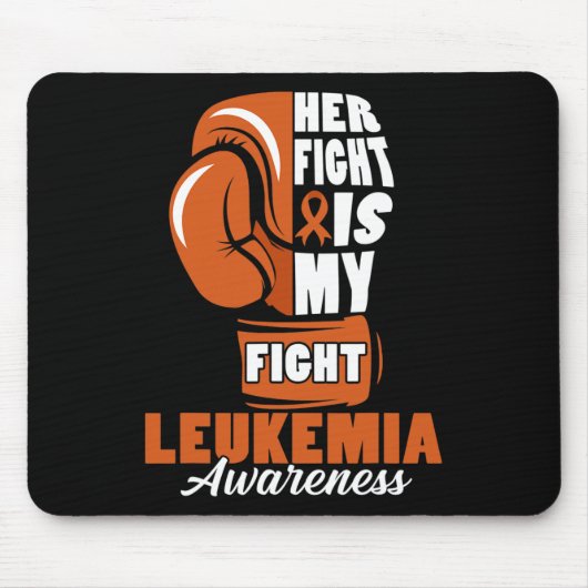 Tapis De Souris Son combat est mon combat Mois de sensibilisation  (Devant)