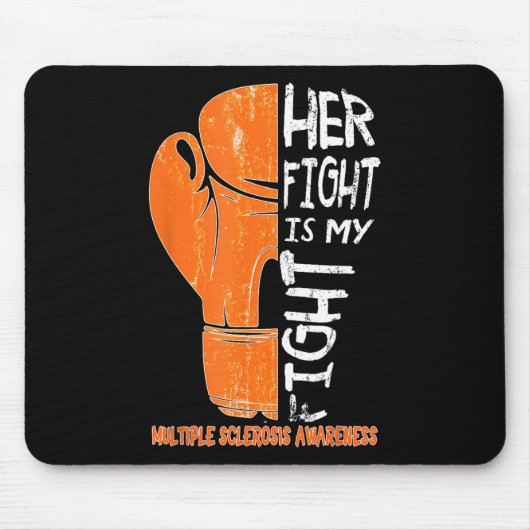 Tapis De Souris Son combat est mon jeu de boxe de combat Glove Ms (Devant)