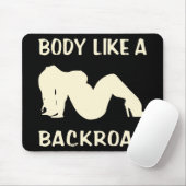 Tapis De Souris Son corps comme une route de dos #USAPatriotGraphi (Avec souris)
