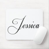 Tapis De Souris Son nom est Jessica Calligraphy (Avec souris)