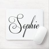 Tapis De Souris Son Nom Est Sophie Calligraphy (Avec souris)