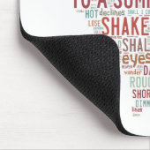 Tapis De Souris Sonnet 18 de Shakespeare (Coin)