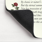 Tapis De Souris Sonnet # 18 par William Shakespeare (Coin)