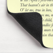 Tapis De Souris Sonnet # 21 par William Shakespeare (Coin)