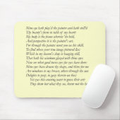 Tapis De Souris Sonnet # 24 par William Shakespeare (Avec souris)