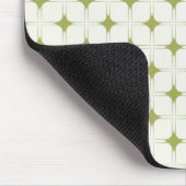 Tapis De Souris Sophistication rétro Mousepad, Vert olive (Coin)