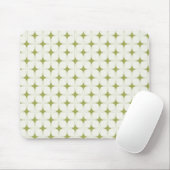 Tapis De Souris Sophistication rétro Mousepad, Vert olive (Avec souris)