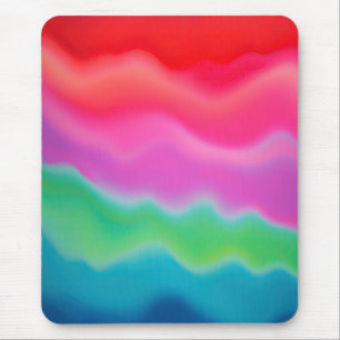 Tapis De Souris "Sorbet au coucher du soleil" Art Abstrait coloré