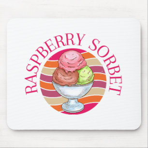 Tapis De Souris Sorbet framboise