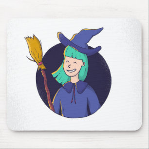 Tapis De Souris Sorcière