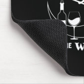 Tapis De Souris Sorcière Au Vin Halloween Witchy Femmes Drôle (Coin)