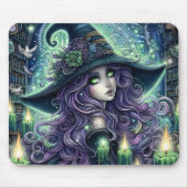 Tapis De Souris Sorcière Céleste Mystique (Devant)