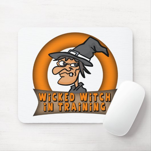 Tapis De Souris Sorcière dans la formation (Avec souris)