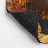 Tapis De Souris Sorcière de Halloween d'automne (Coin)