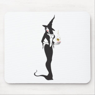 Tapis De Souris sorcière de l'ampli halloween