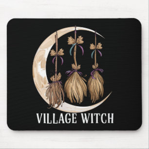 Tapis De Souris Sorcière de village gothique occulte wicca païenne