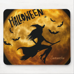 Tapis De Souris Sorcière d'Halloween