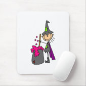 Tapis De Souris Sorcière faisant le Brew (Avec souris)