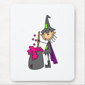 Tapis De Souris Sorcière faisant le Brew (Devant)