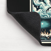 Tapis De Souris Sorcière Ghost Cauldron Gothique Supernaturel Taro (Coin)