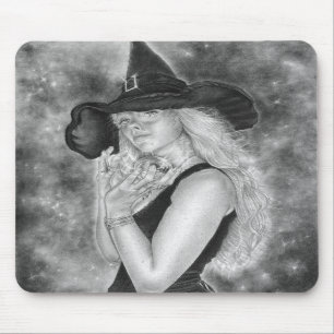 Tapis De Souris Sorcière mauvaise Mousepad