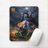 Tapis De Souris Sorcière Mousepad de vampire (Avec souris)