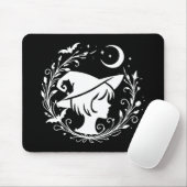 Tapis De Souris Sorcière Pixie Wiccan Magie Halloween (Avec souris)