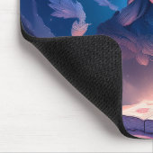 Tapis De Souris Sorcière se préparant à lancer un sortilège (Coin)