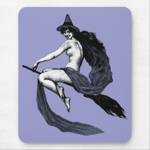 Tapis De Souris Sorcière Vintage
