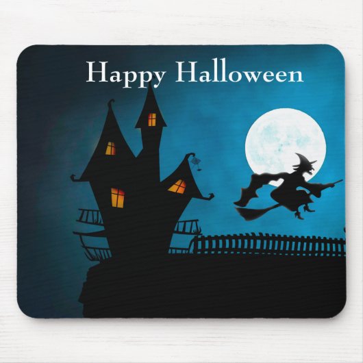 Tapis De Souris Sorcière volante (Devant)