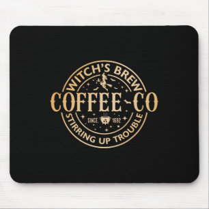 Tapis De Souris Sorcières Brew Coffee Co Halloween Witch Coffee Lo