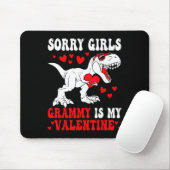 Tapis De Souris Sorry Girls Grammy Is My Valentine Dinosaur Holdin (Avec souris)