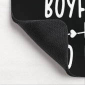 Tapis De Souris Sorry Im Late My Boyfriend Had To Op Funny Saying (Coin)